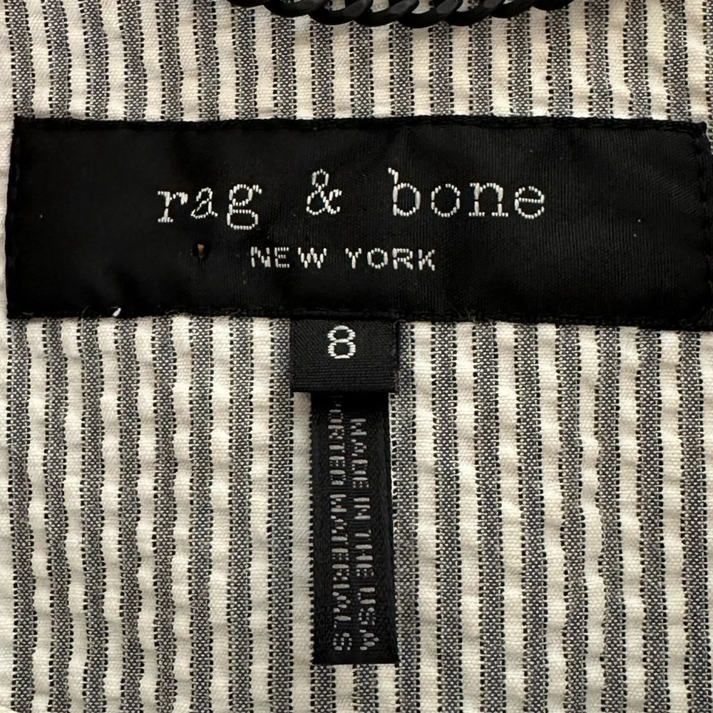 Rag & Bone Pinstripe Seersucker Blazer - Picture 4 of 6
